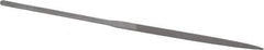 Grobet - 5-1/2" Needle Precision Swiss Pattern Warding File - Round Handle - Apex Tool & Supply