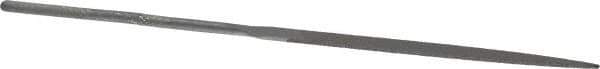 Grobet - 6-1/4" Needle Precision Swiss Pattern Warding File - Round Handle - Apex Tool & Supply