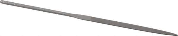 Grobet - 6-1/4" Needle Precision Swiss Pattern Warding File - Round Handle - Apex Tool & Supply