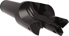 Allied Machine and Engineering - AND10050, MS 33649, SAE AS5202 Standard, 7/16-20" Thread, 4 Tube Dash Number, 60° Porting Angle, 0.454" Pilot Diam, 5/8" Shank Diam, Indexable Spade Blade Insert Porting Tool - 2 Porting Inserts, 3.512" Overall Length - Apex Tool & Supply
