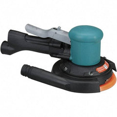 Dynabrade - 12,000 OPM, 23 CFM Air Consumption, Palm Air Orbital Sander - Round Pad, 1/4 NPT Inlet - Apex Tool & Supply