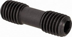 Iscar - Hex Socket Set Screw for Indexable Boring Bars, Grooving & Turning - 1/4 Thread, For Use with Tool Holders - Apex Tool & Supply