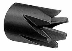 Made in USA - 30° Outside Edge Finish Angle, 60° Included Angle, 5/16-24 Hole Thread, Chamfer Edge, High Speed Steel, Outer Tube Edge Finishing Cutter - Apex Tool & Supply
