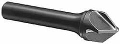 Hertel - 1" Head Diam, 1/2" Shank Diam, 4 Flute 120° Solid Carbide Countersink - Apex Tool & Supply