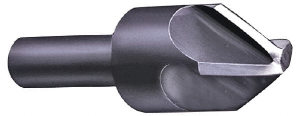 Hertel - 3" Head Diam, 3/4" Shank Diam, 4 Flute 100° High Speed Steel Countersink - Apex Tool & Supply