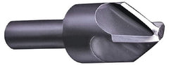 Hertel - 1/2" Head Diam, 3/8" Shank Diam, 4 Flute 60° High Speed Steel Countersink - Apex Tool & Supply
