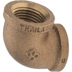 Merit Brass - Class 125, 1/2" Internal Pipe, Brass 90° Street Elbow - FBSPT x FBSPT - Apex Tool & Supply