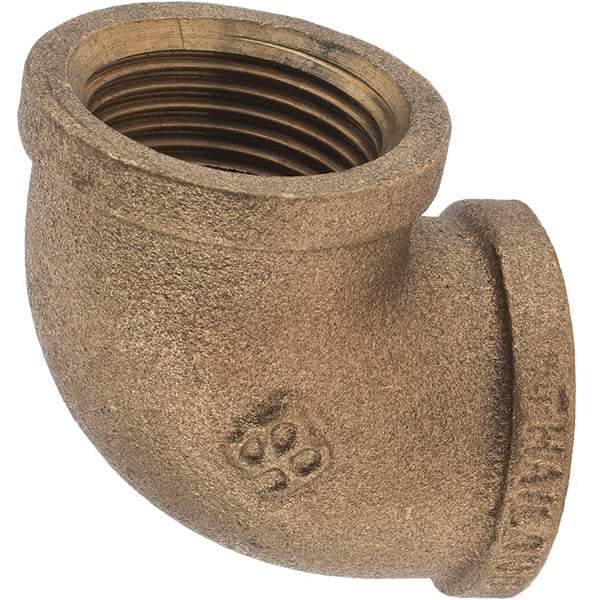 Merit Brass - Class 125, 1" Internal Pipe, Brass 90° Street Elbow - FBSPT x FBSPT - Apex Tool & Supply