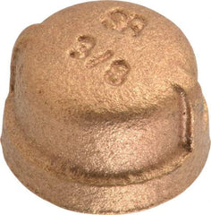 Merit Brass - Class 125, 3/8" Internal Pipe, Brass End Cap - FBSPT - Apex Tool & Supply