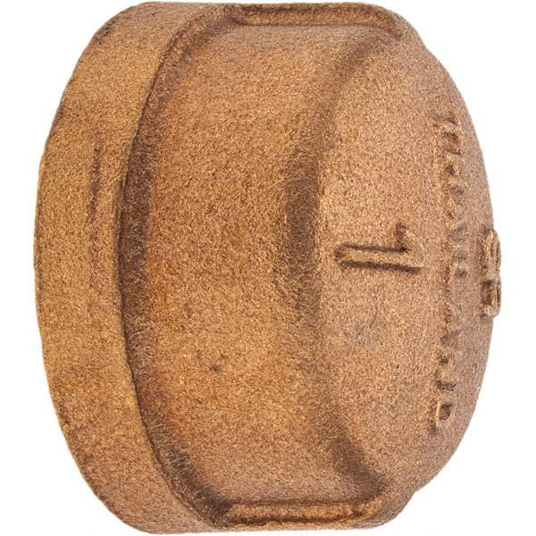 Merit Brass - Class 125, 1" Internal Pipe, Brass End Cap - FBSPT - Apex Tool & Supply