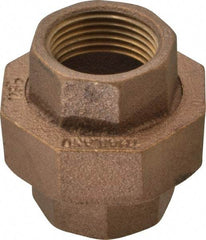 Merit Brass - Class 125, 1" Internal Pipe, Brass Union - FBSPT x FBSPT - Apex Tool & Supply