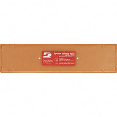 Dynabrade - 11 x 2-3/4" Rectangular Hook Face Backing Pad - File Board Sander Compatible, Screw Attachment, Nonvacuum Pad, 3/8" Thick, Medium Density, Short Nap - Apex Tool & Supply