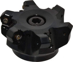 Kennametal - 3" Cut Diam, 1" Arbor Hole, 4.51mm Max Depth of Cut, 45° Indexable Chamfer & Angle Face Mill - 6 Inserts, HNGJ 535-GD Insert, Right Hand Cut, 6 Flutes, Through Coolant, Series KSHR - Apex Tool & Supply