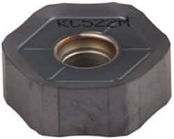 Kennametal - HNGJ535 LD Grade KC522M Carbide Milling Insert - TiAlN Finish, 0.2189" Thick, 5/8" Inscribed Circle, 1.2mm Corner Radius - Apex Tool & Supply