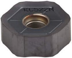 Kennametal - HNGJ535 LD Grade KC522M Carbide Milling Insert - TiAlN Finish, 0.2189" Thick, 5/8" Inscribed Circle, 1.2mm Corner Radius - Apex Tool & Supply