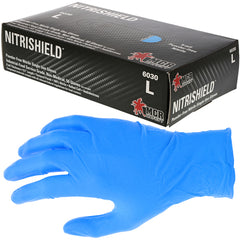 Nitrishield 6030 Powder Free Nitrile Gloves - Size XL - Apex Tool & Supply