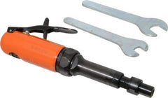 Dotco - 1/4" Collet, Straight Handle, Air Extended Length Die Grinder - 28,000 RPM, Front Exhaust, 16 CFM, 0.3 hp - Apex Tool & Supply