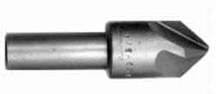 Hertel - 1/8" Head Diam, 1/8" Shank Diam, 4 Flute 60° High Speed Steel Countersink - Apex Tool & Supply