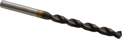 Guhring - 17/64" 130° Powdered Metal Jobber Drill - FIREX Finish, Right Hand Cut, Parabolic Flute, Straight Shank, 101mm OAL, Cone Relief Point - Apex Tool & Supply