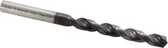 Guhring - 21/64" 130° Powdered Metal Jobber Drill - FIREX Finish, Right Hand Cut, Parabolic Flute, Straight Shank, 4-19/32" OAL, Cone Relief Point - Apex Tool & Supply