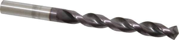 Guhring - 15/32" 130° Powdered Metal Jobber Drill - FIREX Finish, Right Hand Cut, Parabolic Flute, Straight Shank, 142mm OAL, Cone Relief Point - Apex Tool & Supply