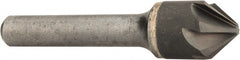 Made in USA - 5/8" Head Diam, 3/8" Shank Diam, 6 Flute 82° Solid Carbide Countersink - Apex Tool & Supply