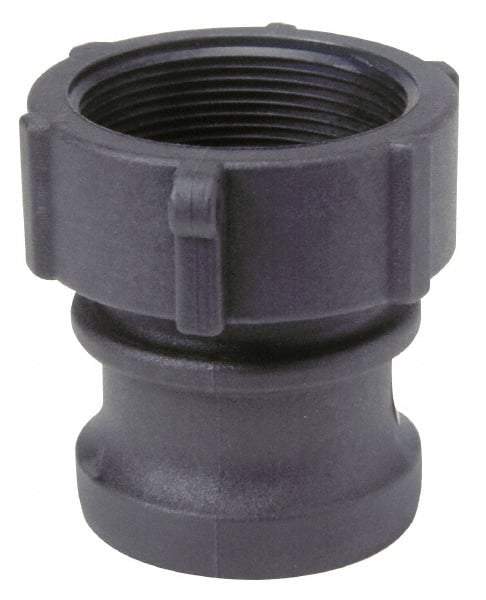 Green Leaf - 3/4" Polypropylene Cam & Groove Suction & Discharge Hose Male Adapter Female NPT Thread - Part A, 3/4-14" Thread, 125 Max psi - Apex Tool & Supply