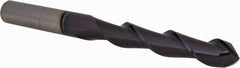 Accupro - 9/16" Diam, 3" LOC, 2 Flute Solid Carbide Ball End Mill - AlTiN Finish, Single End, 6" OAL, 9/16" Shank Diam, Spiral Flute - Apex Tool & Supply