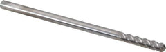 Accupro - 5/16" Diam, 1-1/2" LOC, 4 Flute Solid Carbide Ball End Mill - Uncoated, Single End, 6" OAL, 5/16" Shank Diam, Spiral Flute - Apex Tool & Supply