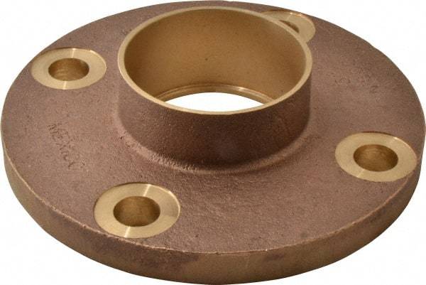 NIBCO - 3" Pipe, 7-1/2" OD, Cast Copper Companion Pipe Flange - 150 psi, C End Connection, 6" Across Bolt Hole Centers - Apex Tool & Supply