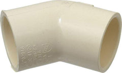 NIBCO - 1-1/4" CPVC Plastic Pipe 45° Elbow - Slip x Slip End Connections - Apex Tool & Supply