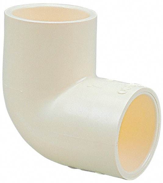NIBCO - 1-1/4" CPVC Plastic Pipe 90° Elbow - Slip x Slip End Connections - Apex Tool & Supply