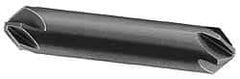 Hertel - 3/4" Head Diam, 3/4" Shank Diam, 6 Flute 60° High Speed Steel Countersink - 4" OAL, Straight Shank - Apex Tool & Supply