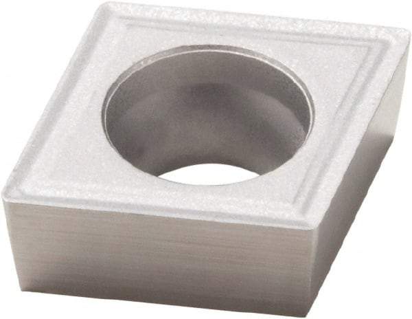 Seco - CCMT321 F2 Grade HX Carbide Turning Insert - Uncoated, 80° Diamond, 3/8" Inscr Circle, 1/8" Thick, 1/64" Corner Radius - Apex Tool & Supply