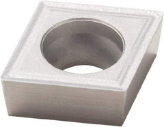 Seco - CCMT321 F2 Grade HX Carbide Turning Insert - Uncoated, 80° Diamond, 3/8" Inscr Circle, 1/8" Thick, 1/64" Corner Radius - Apex Tool & Supply