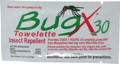 North - 50 Count 30% DEET Towelette - For Biting Flies, Black Flies, Chiggers, Deer Flies, Gnats, Midges, Mosquitoes, No-See-Ums, Stable Flies, Fleas - Apex Tool & Supply