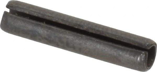 Value Collection - 5/32" Diam x 3/4" Long Slotted Spring Pin - Grade 1070-1090 Alloy Steel, Black Oxide Finish - Apex Tool & Supply