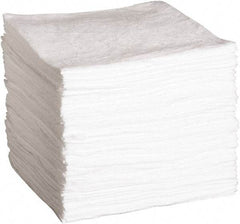 PRO-SAFE - 24 Gal Capacity per Package, Oil Only Pad - 17" Long x 15" Wide, White, Polypropylene - Apex Tool & Supply