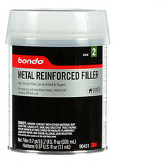 Bondo Metal Reinforced Filler 90451 0.7 Pint - Apex Tool & Supply