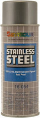 Seymour of Sycamore - Stainless Steel, 13 oz Net Fill, Satin, Metallic Spray Paint - 13 oz Container - Apex Tool & Supply