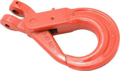 Pewag - 3/8 Inch Chain Diameter, Grade 80 Clevis Hook - 7,100 Lbs. Load Capacity, 15/32 Inch Inside Diameter, 15/32 Inch Pin Diameter, 1-31/32 Inch Hook Throat, 1-49/64 Inch Hook Width - Apex Tool & Supply