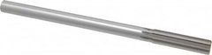 Made in USA - 0.623" High Speed Steel 8 Flute Chucking Reamer - Apex Tool & Supply