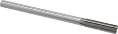 Made in USA - 0.627" High Speed Steel 8 Flute Chucking Reamer - Straight Flute, 0.5615" Straight Shank, 2-1/4" Flute Length, 9" OAL - Apex Tool & Supply