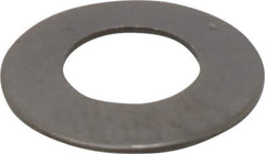 Made in USA - 0.244" ID, Grade 17-7 PH Stainless Steel, Belleville Disc Spring - 0.492" OD, 0.034" High, 0.02" Thick - Apex Tool & Supply