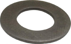 Made in USA - 0.323" ID, Grade 17-7 PH Stainless Steel, Belleville Disc Spring - 0.63" OD, 0.049" High, 0.035" Thick - Apex Tool & Supply