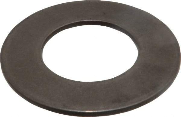 Made in USA - 0.642" ID, Grade 17-7 PH Stainless Steel, Belleville Disc Spring - 1.24" OD, 0.085" High, 0.049" Thick - Apex Tool & Supply