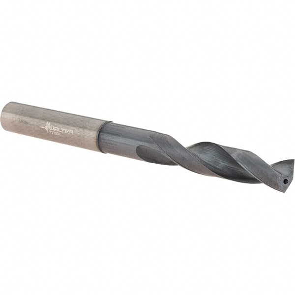 Walter-Titex - 3/8" 150° Spiral Flute Solid Carbide Screw Machine Drill Bit - Apex Tool & Supply