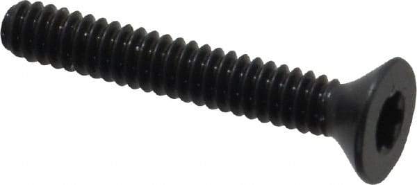 Camcar - #4-40 UNC Torx Plus Drive, 82° Flat Screw - Alloy Steel, Black Oxide Finish, Fully Threaded, 3/4" OAL - Apex Tool & Supply