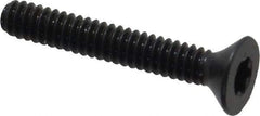 Camcar - #4-40 UNC Torx Plus Drive, 82° Flat Screw - Alloy Steel, Black Oxide Finish, Fully Threaded, 3/4" OAL - Apex Tool & Supply