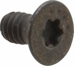 Camcar - #5-40 UNC Torx Plus Drive, 82° Flat Screw - Alloy Steel, Black Oxide Finish, Fully Threaded, 1/4" OAL - Apex Tool & Supply